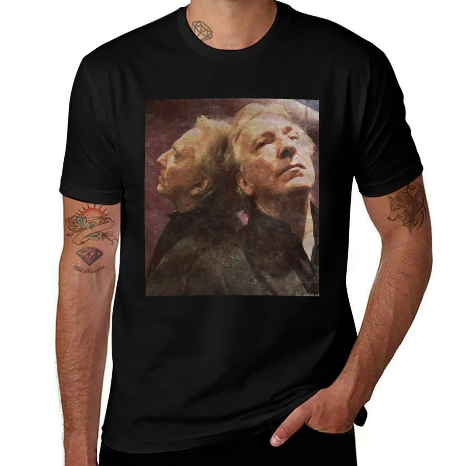 

Alan Rickman T-Shirt Trend Art Print T-Shirt