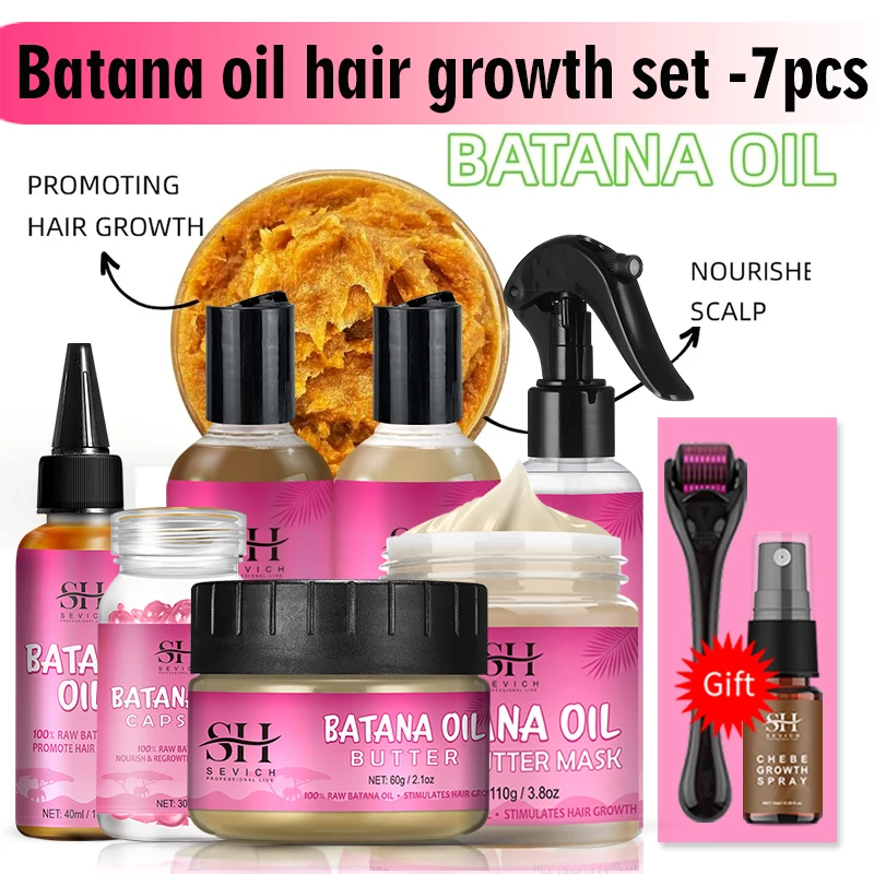 African Batana Oil calvizie indietal Postpartum seborroico trattamento per la ricrescita dei capelli siero Batana Oil crescita dei capelli per uomo