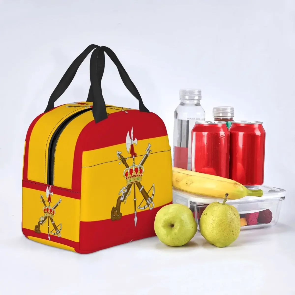 Spanish Legion Lunch Box Women Resuable Spain Military Cooler Thermal Food Insulated Lunch Bag Office Work Picnic Bags