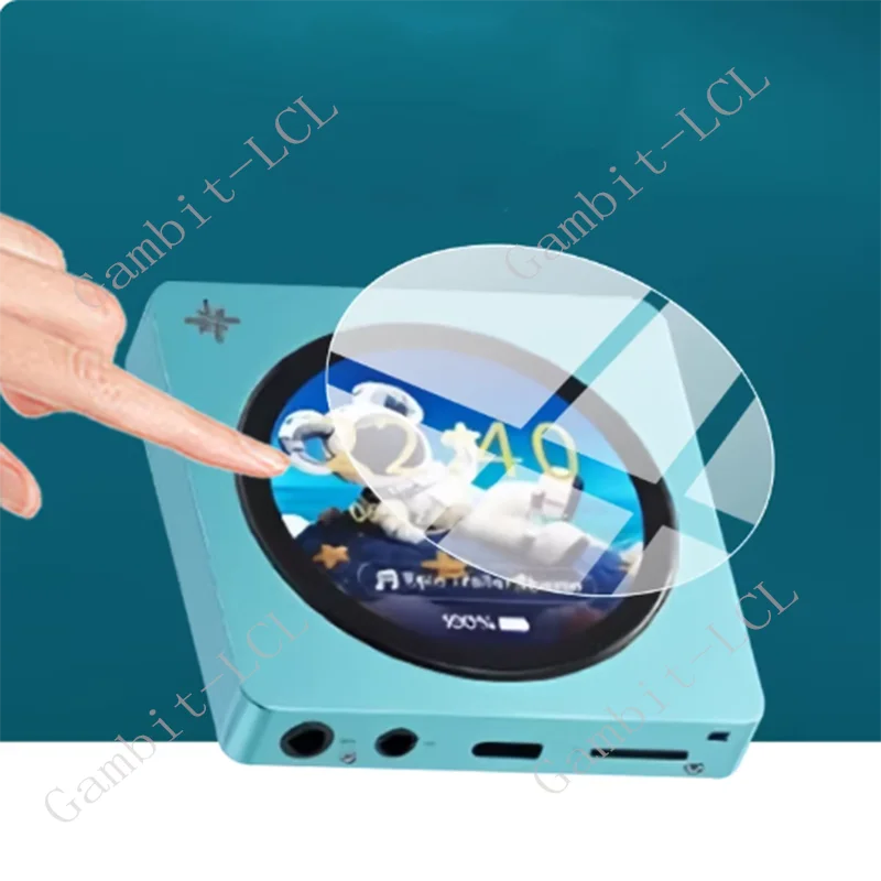 2/4PCS für Fiio Snowsky Disc Protector Displayschutzfolie aus gehärtetem Glas auf FiioSnowskyDisc SnowskyDisc Cover Film – Detail 2