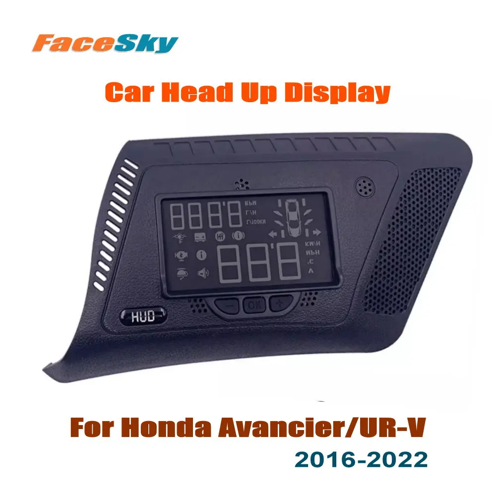 For Honda Avancier/UR-V 2016-2024  Car HUD Head-up Head Up Display Auto Electronic Accessories Windshield Projector