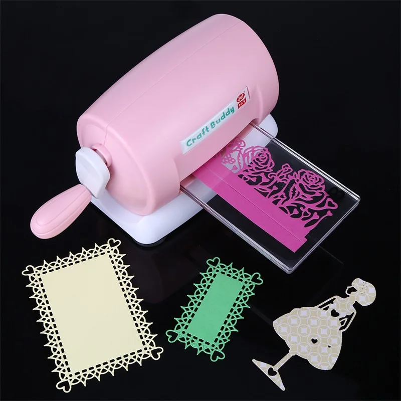 5 Colors Craft Buddy Die Cutting Machine For DIY Scrapbooking Embossing Crafts Paper Card Making Handcraft Die-Cut Mini Machine