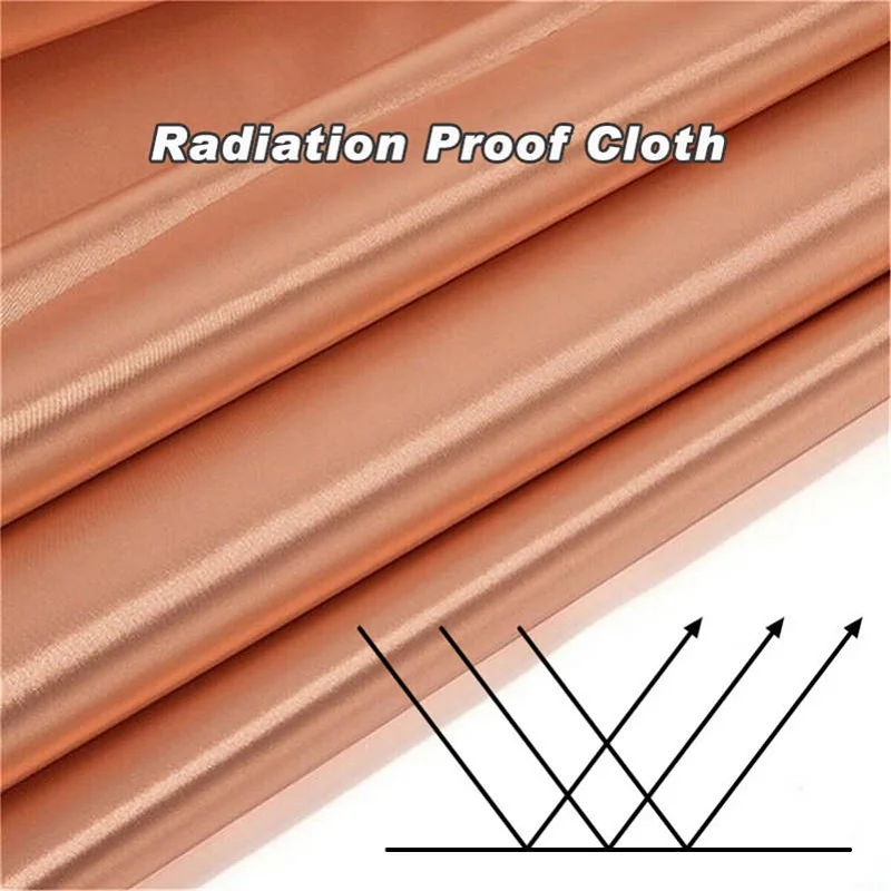 1/2/3/5 Meter Anti-radiation EMF/EMI Protection Material Blocking RFID/RF RFID Radiation Shielding Conductive Copper Fabric