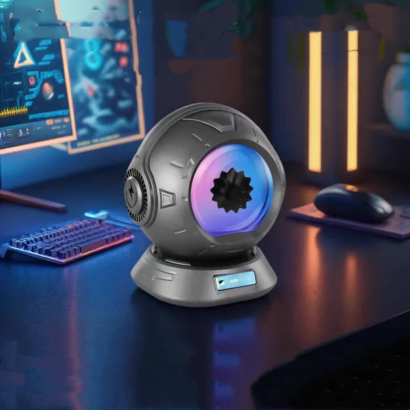 Venom Bluetooth 5.1 Ferrofluid Speaker with RGB Lighting