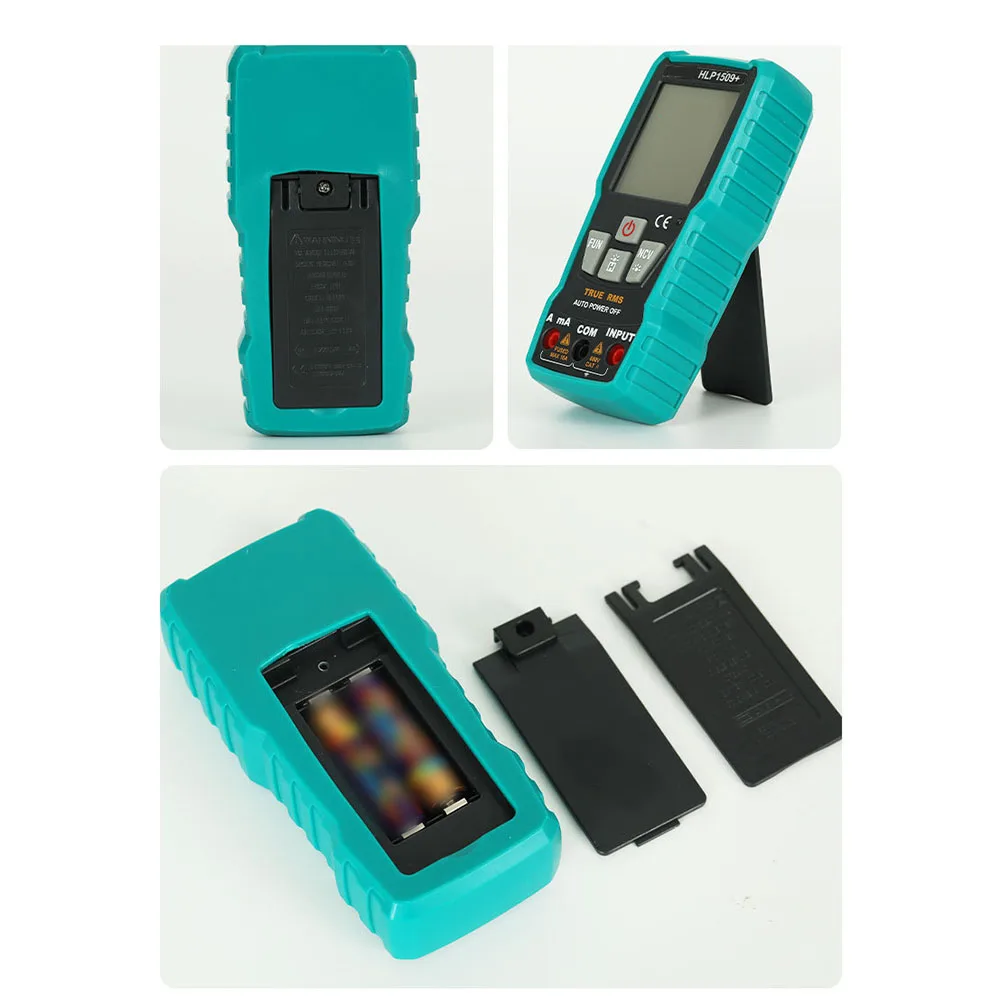 HLP1509+ True RMS Multimeter 2000uF Capacitance Test NCV Detection Backlit Display Continuity and Lock Function