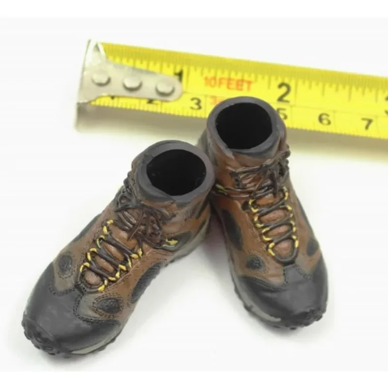 1/6 Scale Male Soldier Hollowed Shoes Hiking Mountain Shoes with Detachable Feet Model for 12