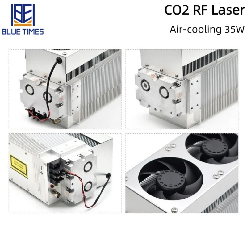 Bluetimes CO2 RF Laser Multipurpose Machine High Performance RF Laser for Cutting/Engraving/Skin Care Reliable & Easy to Operate
