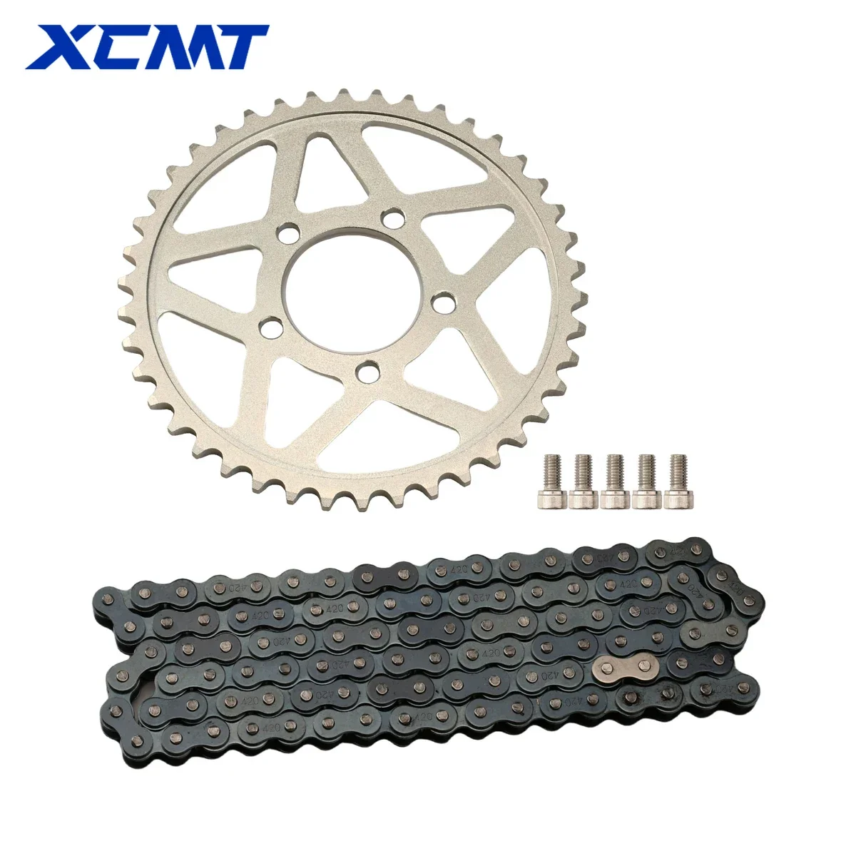 Electric Dirt Bike 42T 48T 58T Sprockets 42Teeth Chainring 102 106 112 Section Chain For Sur-Ron Surron Light Bee & Light Bee X