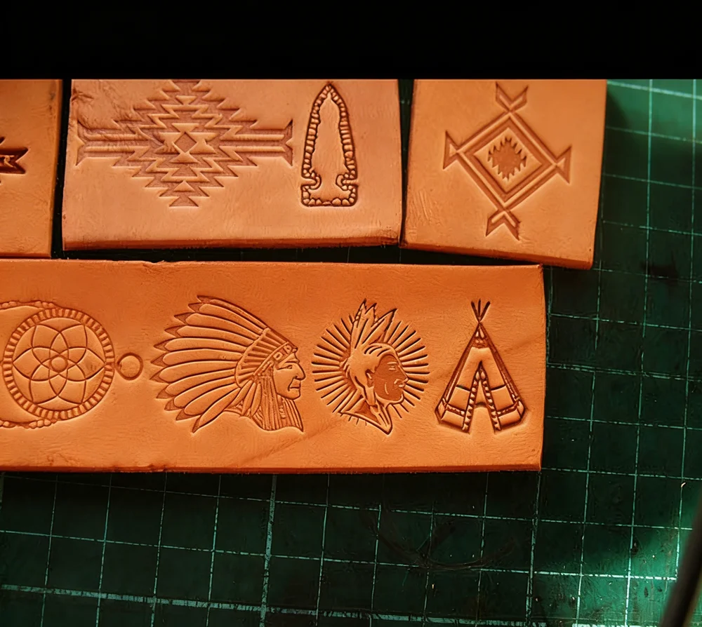 Набор из 13 штампов для кожи:  – обзор и цена Leather Stamp Set