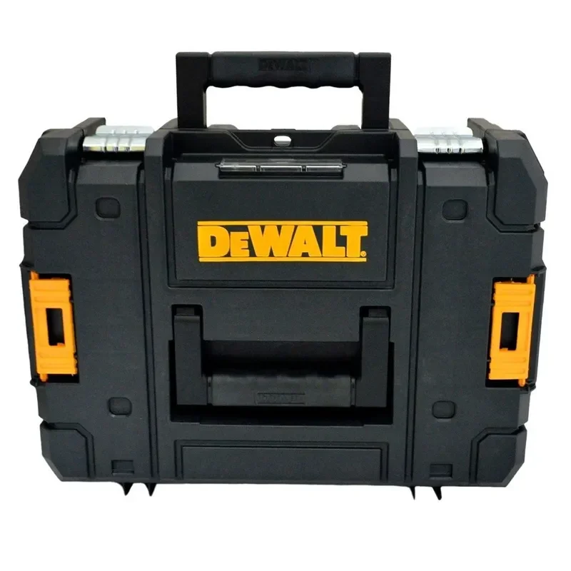 DEWALT-Estojo de Armazenamento Modular Empilhável para Furadeira Elétrica, Caixa de Ferramentas, TSTAK II, Flat Top, Acessórios Chave, DWST17807