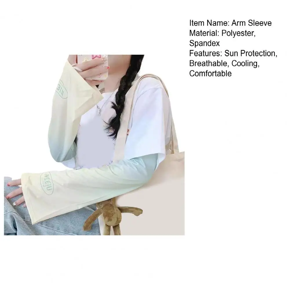 Manchons de bras de Protection solaire UV pour femmes, 40cm, en soie glacée rafraîchissante, couverture de bras de Protection solaire pour le cyclisme en plein air, la course à pied et la randonnée