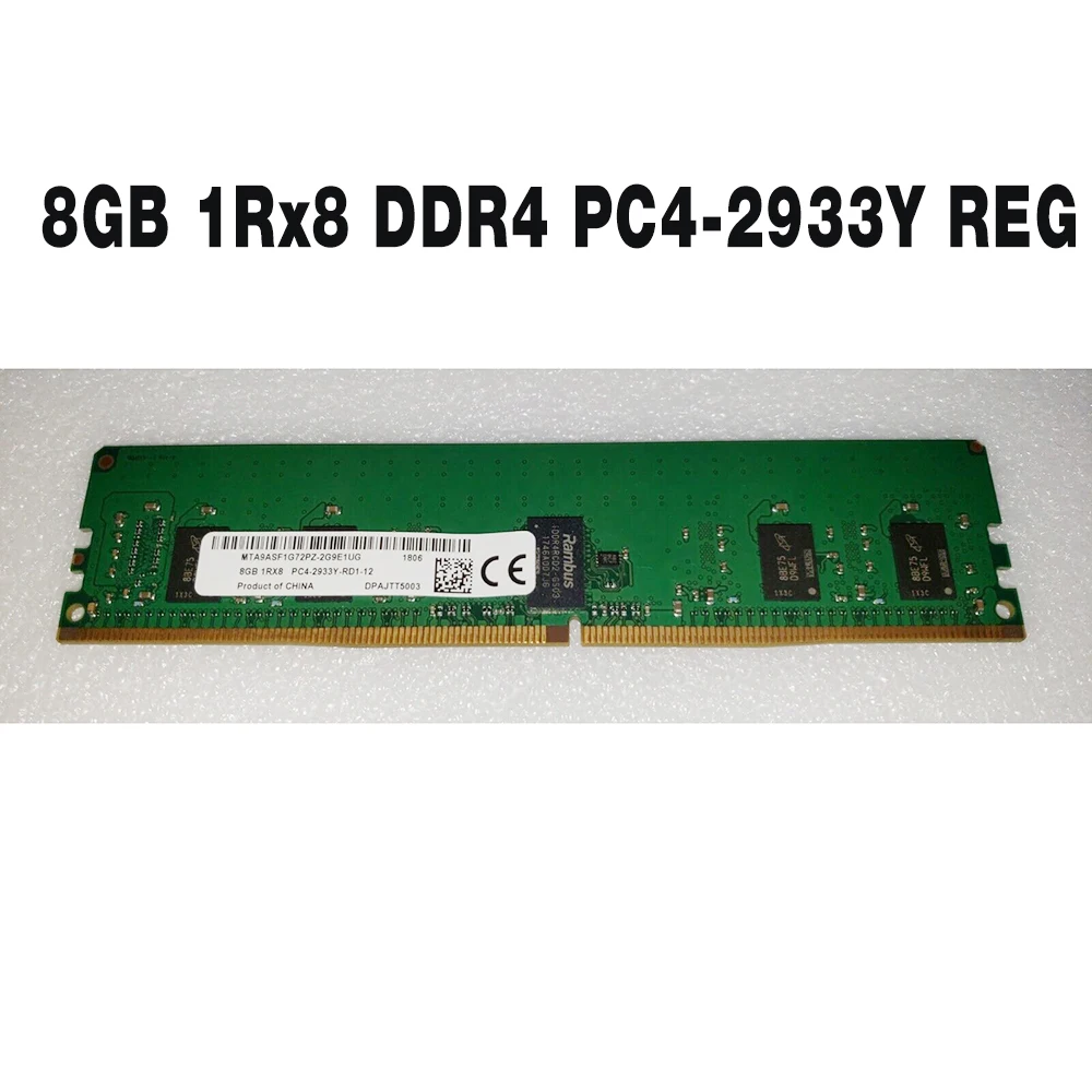 

Оперативная память для сервера, 1Rx8 DDR4 2933 дюйма, 1 шт.