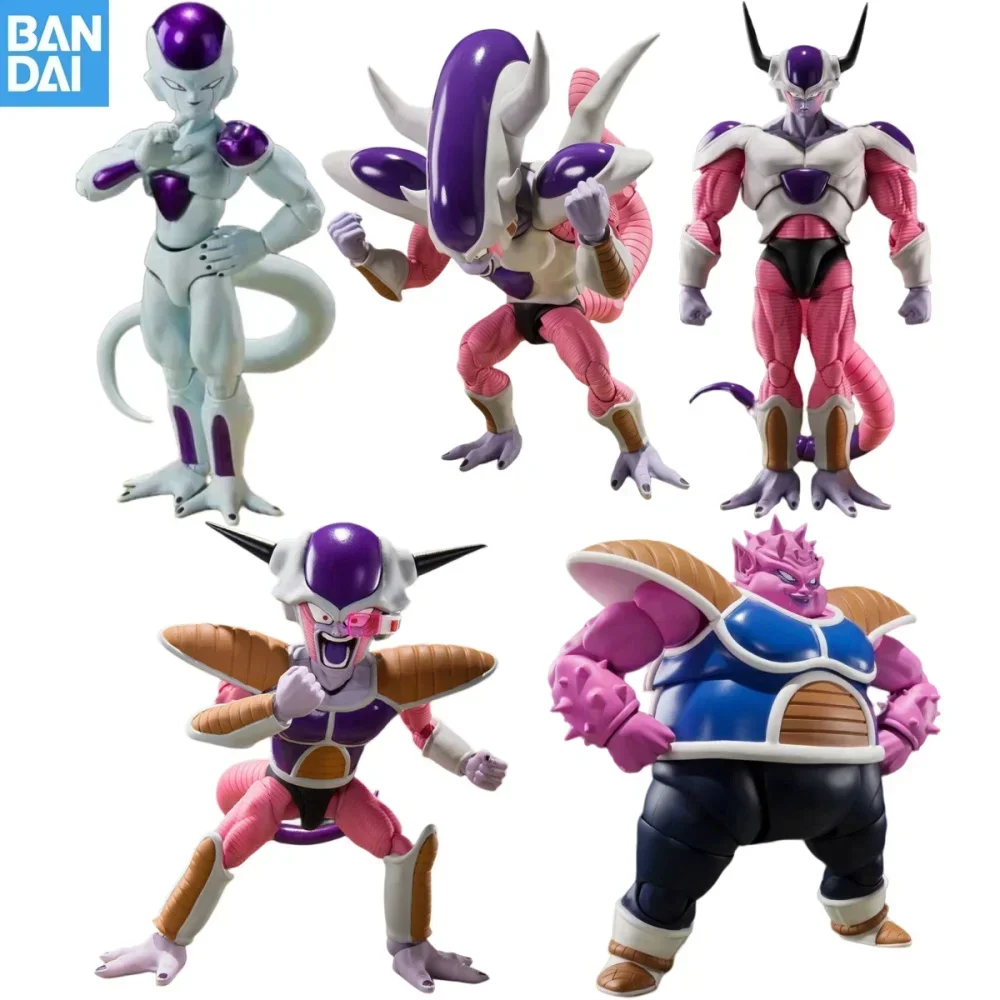 

Bandai Original Anime Dragon Ball SHF Z Frieza First Second Third Fourth Form Action Figure Toys for Kids Children Model Gifts