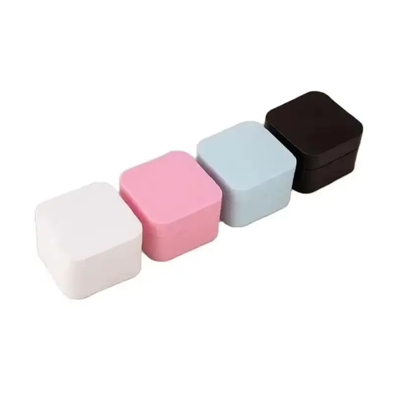 

24Pcs Empty Cosmetics Square Nail Art Nail Gel Powder Box Sample Cream Pot Makeup Lotion Tool 50g Plastic Frosted Containers