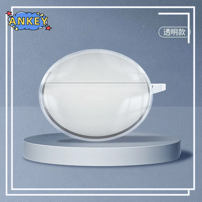 لسماعات Oneplus Buds Pro 3 الشفافة من مادة البولي يوريثان الحراري، غطاء حماية ناعم لسماعات الرأس مع حبل قصير