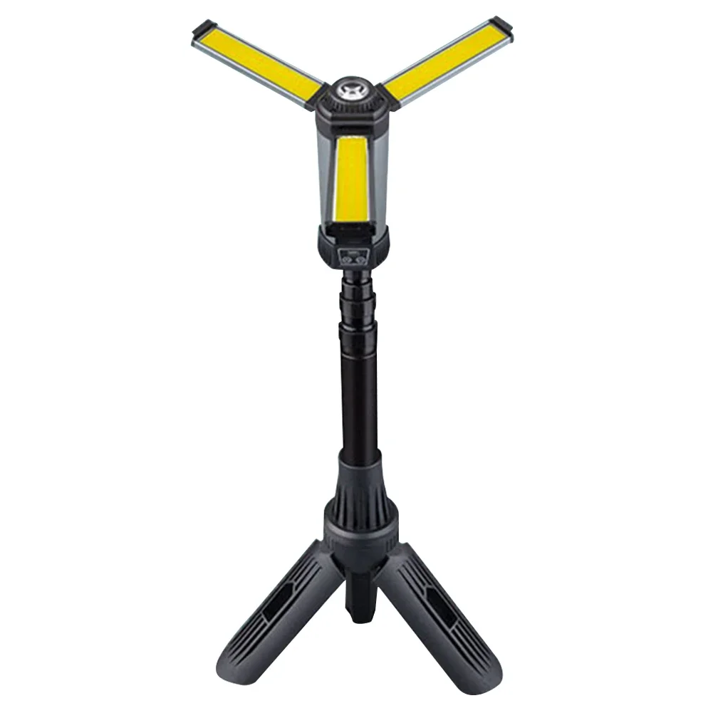 6000mAh LED Work Light Rechargeable Cordless Work Light with COB Dimmable Work Light Telescopic for Outdoor Camping