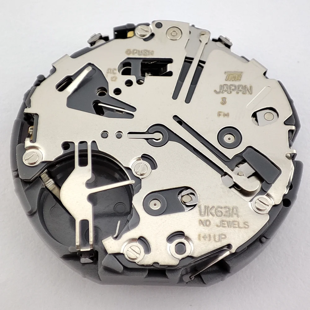 VK63A حركة ساعة كوارتز تاريخ الساعة 3 ساعة كرونوغراف حركة باتي لسلسلة VK VK63A VK64 ساعة تقويمية واحدة #2