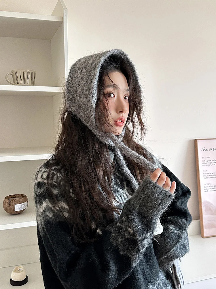 ey Knitted Thiened Winter Ear Muffs Women's Warm Protective Ear Covers Faionable Accory for Cold Weather