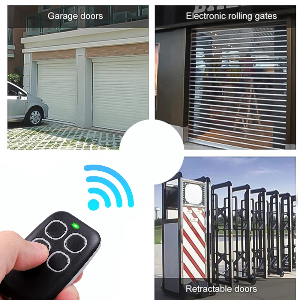 433 315 330mhz RF Wireless Remote Control Multi Frequency 300-915MHz 4 Keys Cloning Garage Gate Door Opener Remote Duplicator