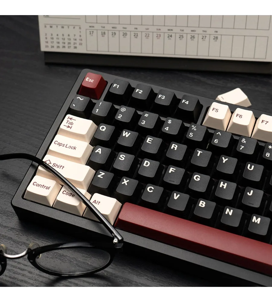 

Roman mechanical keyboard keycaps retro PBT two-color molding full set of original factory height Shimei plus lion etc
