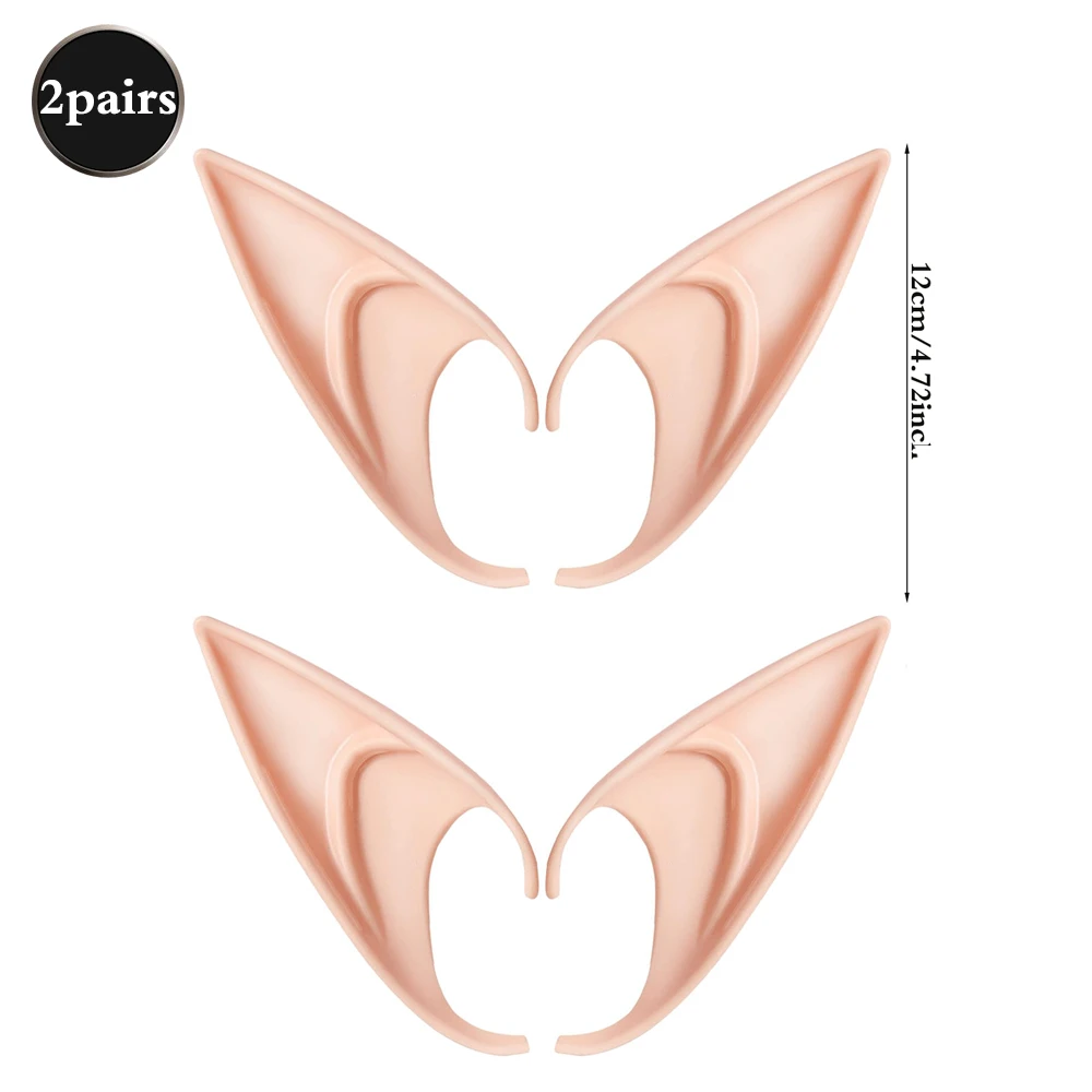 Cosplay Fairy Pixie Elf Ears for Halloween Parties