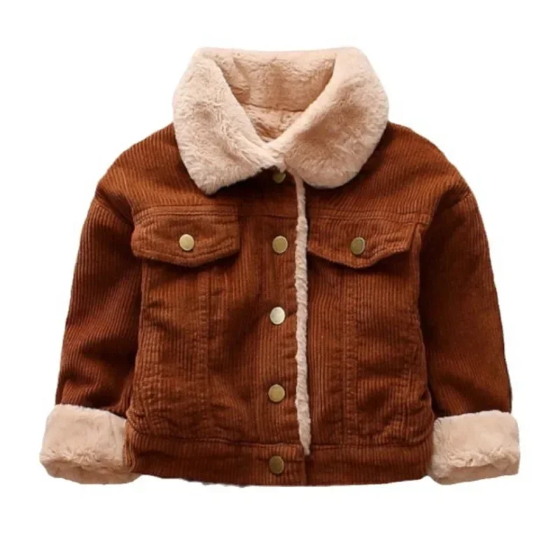 

New Winter Baby Girls Clothes Children Boys Fashion Thick Warm Jacket Kids Coat Toddler Casual Cotton Costume Infant Sportswear
