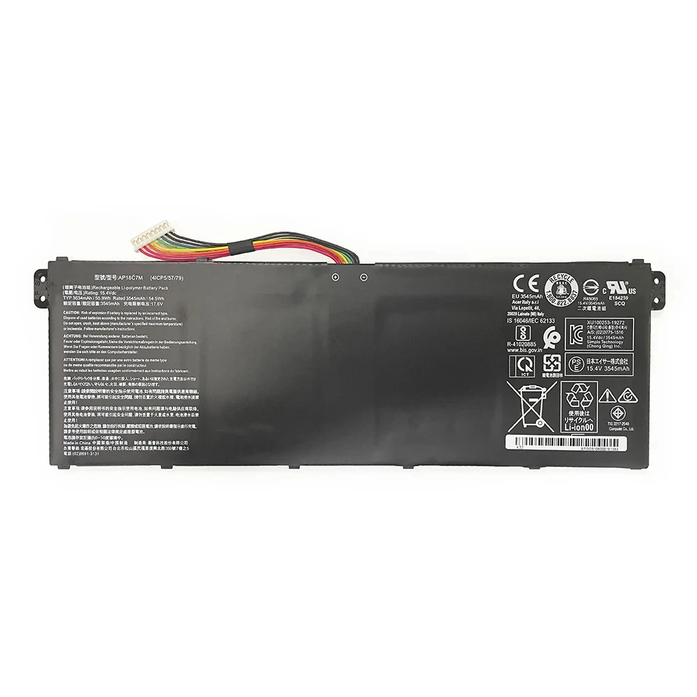 AP18C7M AP18C7K 54.5Wh Laptop Battery For Acer Swift 3 SF313-52 SF313-52G SF313-53 Swift 5 SF514-54T 54GT 55T 55TA Series