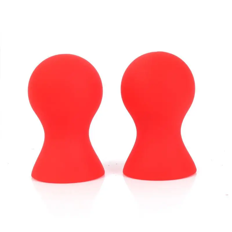 SASA2PCS Silicone Nipple Sucker Pump Suction Cup Breast Massager Clitoris Stimulator Sex Toys For Woman Couples