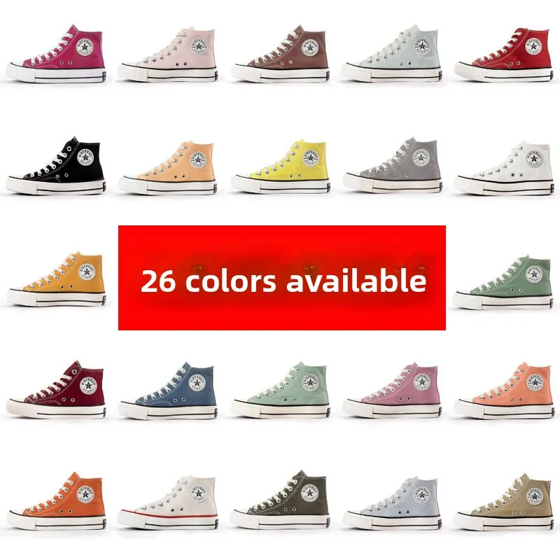 

Spring New Style Women's Canvas Shoes Student Universal Korean Version Harajuku Retro Hong Kong Flavor Low Help Rubber Sole