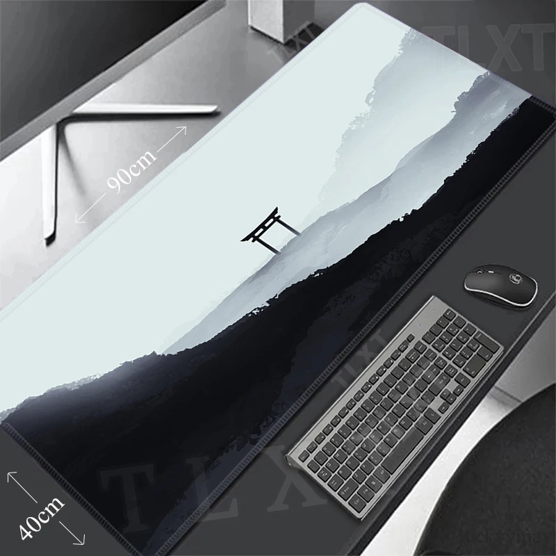 Torii Large Mouse Mat Gaming Mousepad Big Gamer Mousepads Japanese Deskmat Rubber Keyboard Mats Desk Pad Art Mouse Pads 900x400
