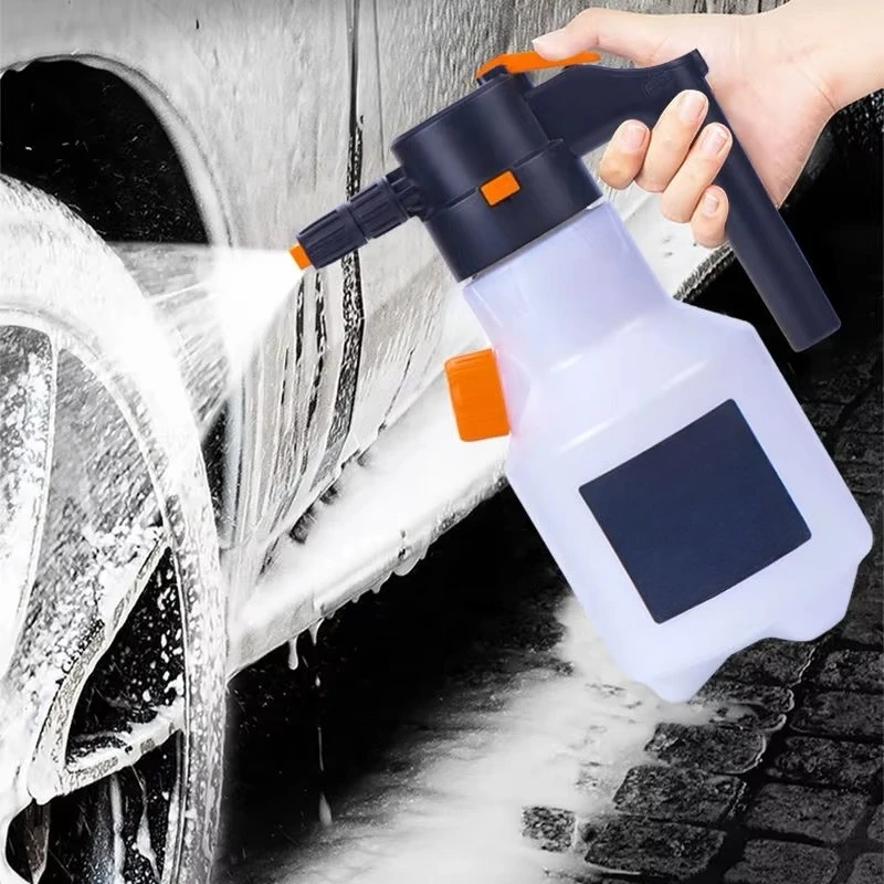 Car Detailing Spray Nozzle Gun with 2L Electric Snow Foam Sprayer Bottle for Auto Cleaning view 6
