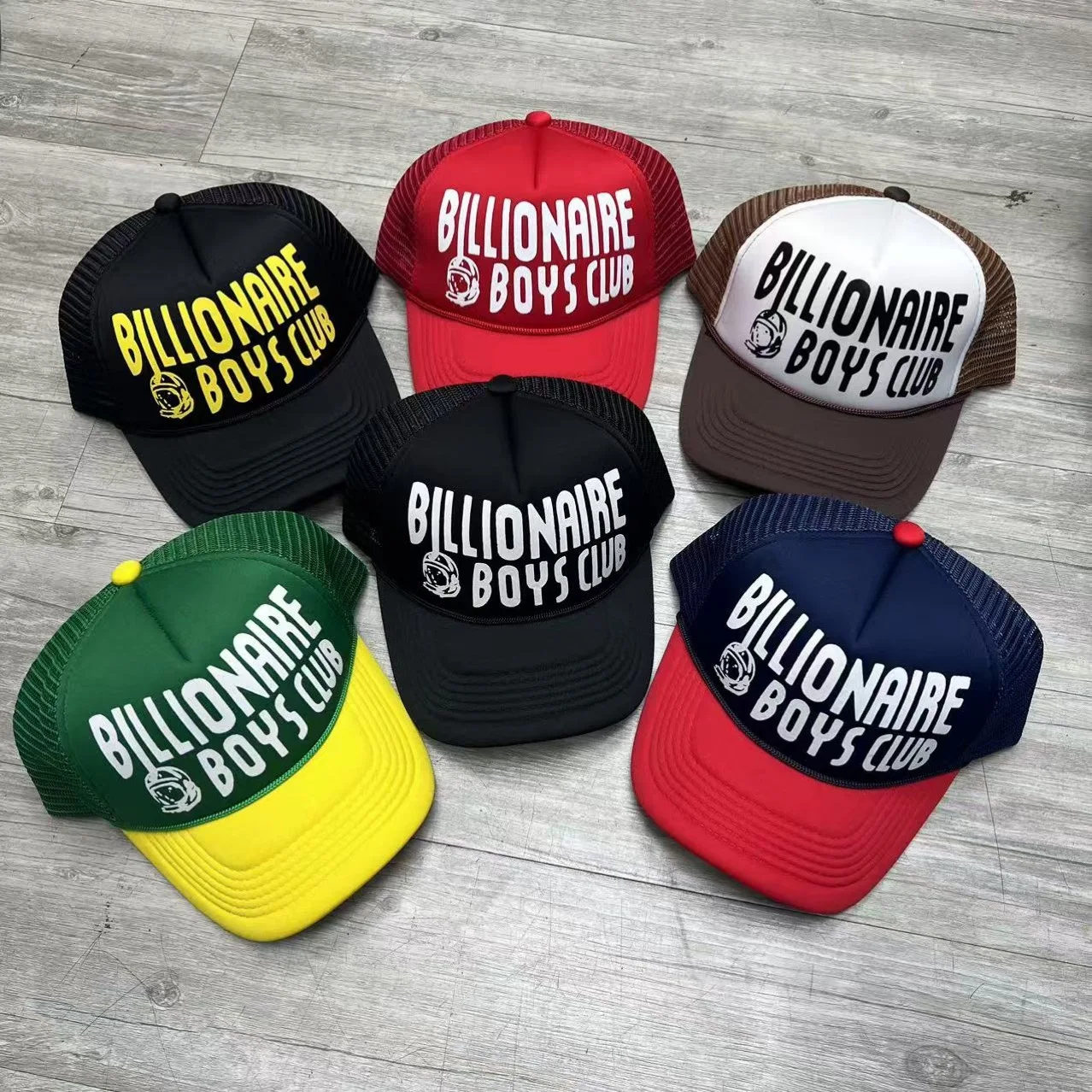 New Unisex American Style Letter Printed Letters Baseball Hats Sunshade Color Block Breathable Hip-hop Trucker Caps Versatile