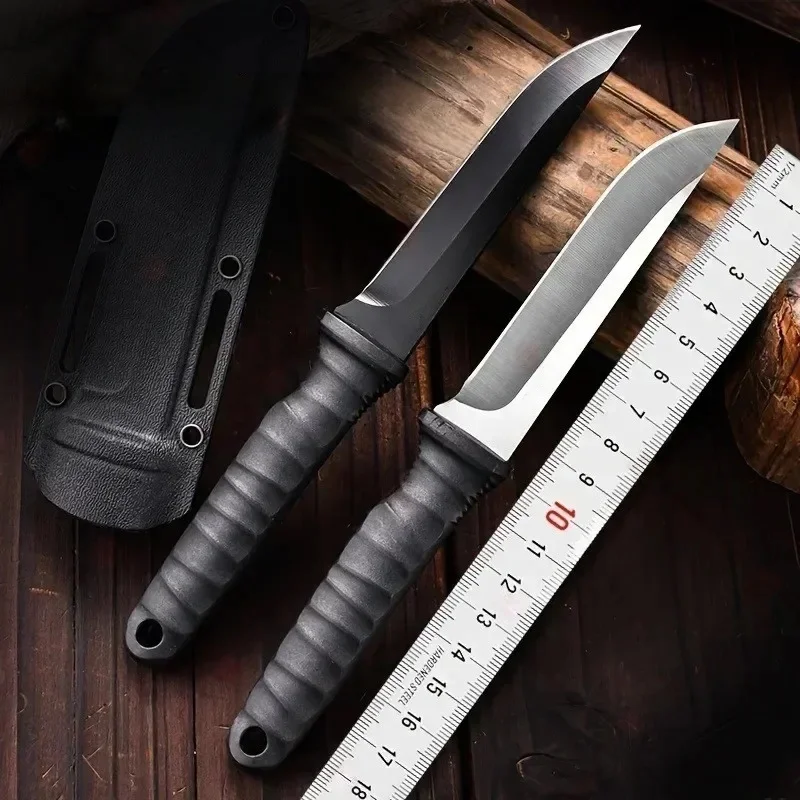 Stainless Steel Meat Cleaver Sharp Boning Knife Fishing Accessories Knife with Holster Multifunction Vegetable Fruit Knife - view 5