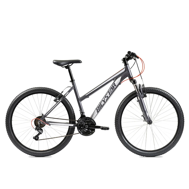 Bicicleta de Montaña vendedora caliente, suspensión de bicicleta de montaña de 26 pulgadas, horquilla de suspensión de freno de disco doble, bicicleta de montaña de 21 velocidades