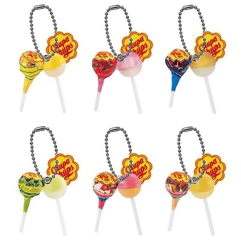 

Bandai Original 6Pcs Gashapon Chupa Chups ミニチュアコレクション 2 Toys For Kids Gift Collectible Model Ornaments