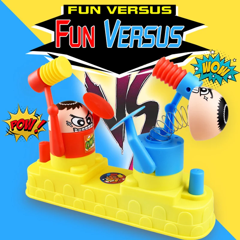 Gag สนุก Versus มือกดคู่ค้อน Beat เด็กของเล่น Battle Villain โต๊ะการศึกษาของเล่นสำหรับ Chidlren ของขวัญ