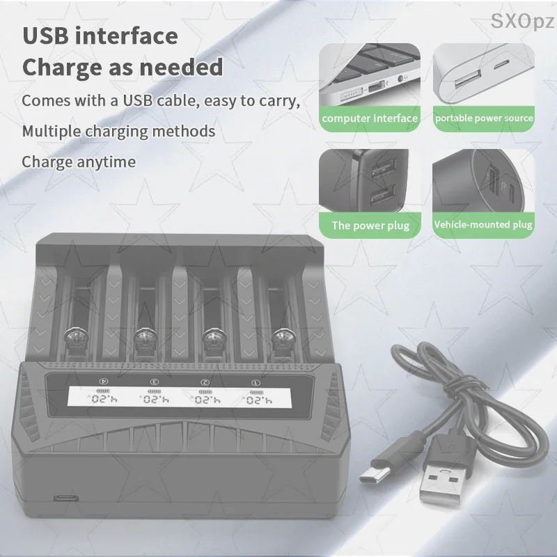 Lcd-Based Usb Charg… - image
