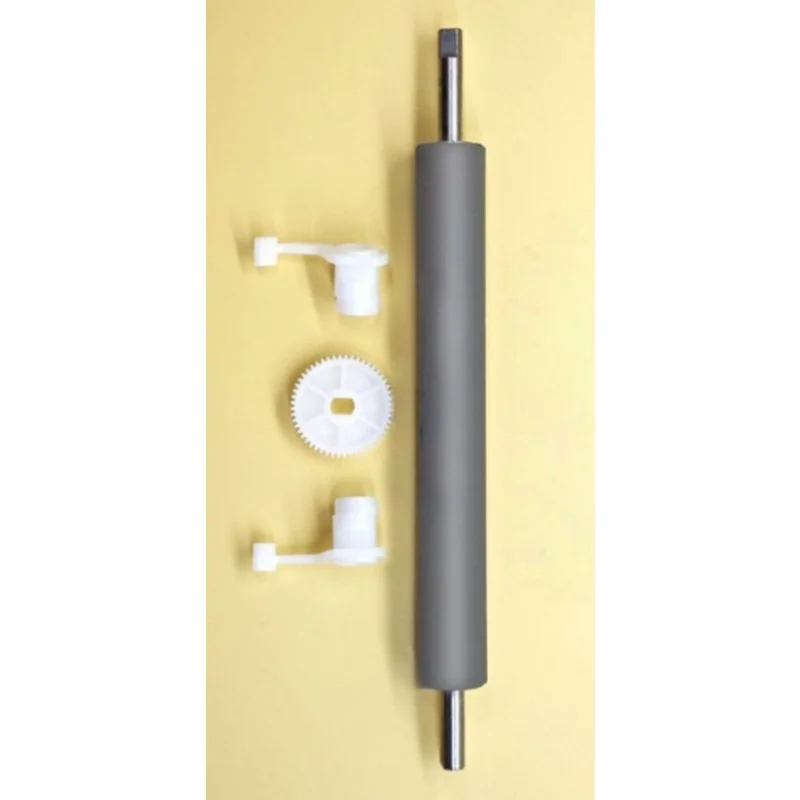 1set Platen Rubber Roller Kit with Clip /Gear for Xprinter XP-TT437B H500E Thermal Label Printer