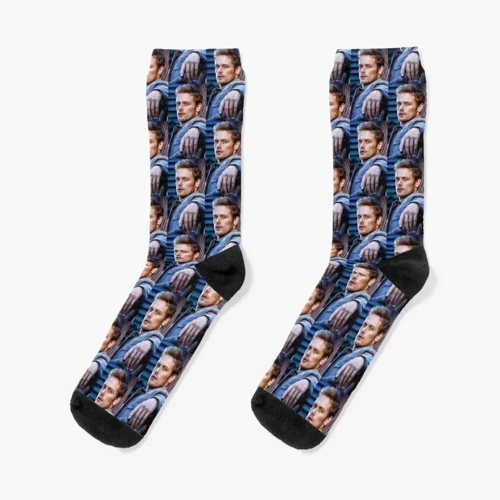 

Sam Heughan Socks gym hockey winter thermal Heating sock Men's Socks Luxury Women's