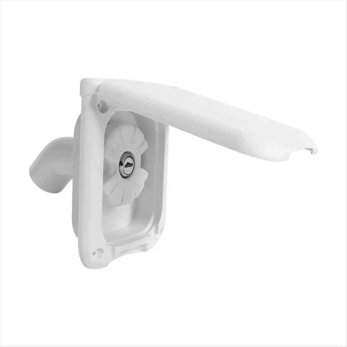 Super Sale Camper Gravity Water Inlet+Cover RV Fresh Water Fill Hatch Inlet Filter Lockable RV Water Inlet Cover Trailer Tank Wh view 5