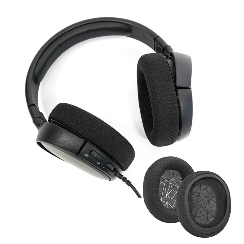 B27B بطانة للأذن وسائد ل Steelseries Arctis 1/3/5/7/9/Pro سماعة رأس لاسلكية عزل الإسفنج وسائد الأذن