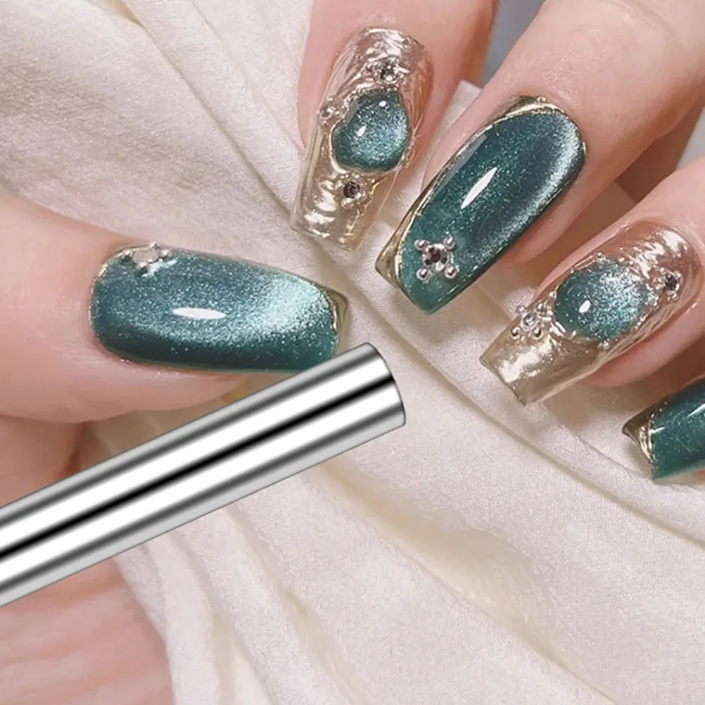 

2Pcs Cat Eye Nail Magnet Magnetic Sticks Nail Art Tool for Home Salon Gel Polish Manicure Magnet for Nails Manicure Tool