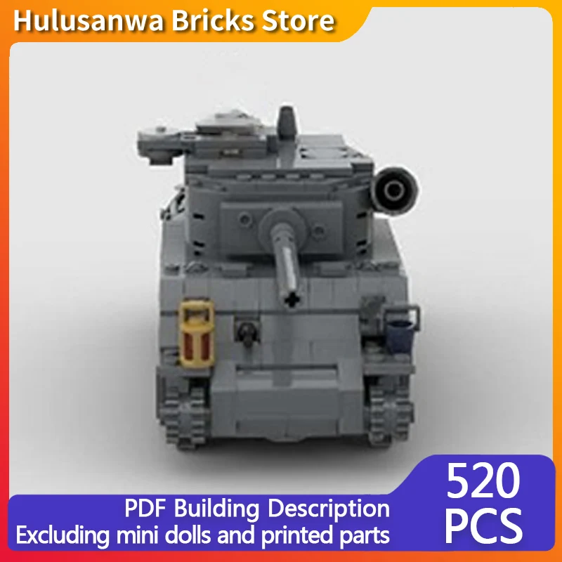 Modelo de película Popular, bloques de construcción MOC, tanques militares de la Segunda Guerra Mundial, tecnología Modular, regalos, vacaciones, montar, juguetes para niños, traje