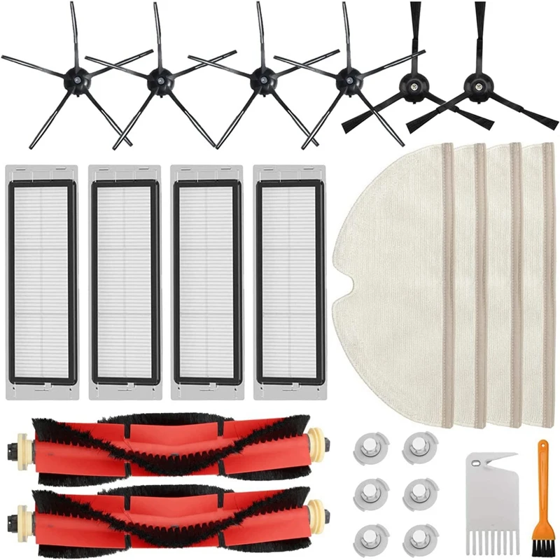 

Аксессуары для Roborock S4 S5 S6 E35 S50, основная и боковая щетки, фильтр НЕРА