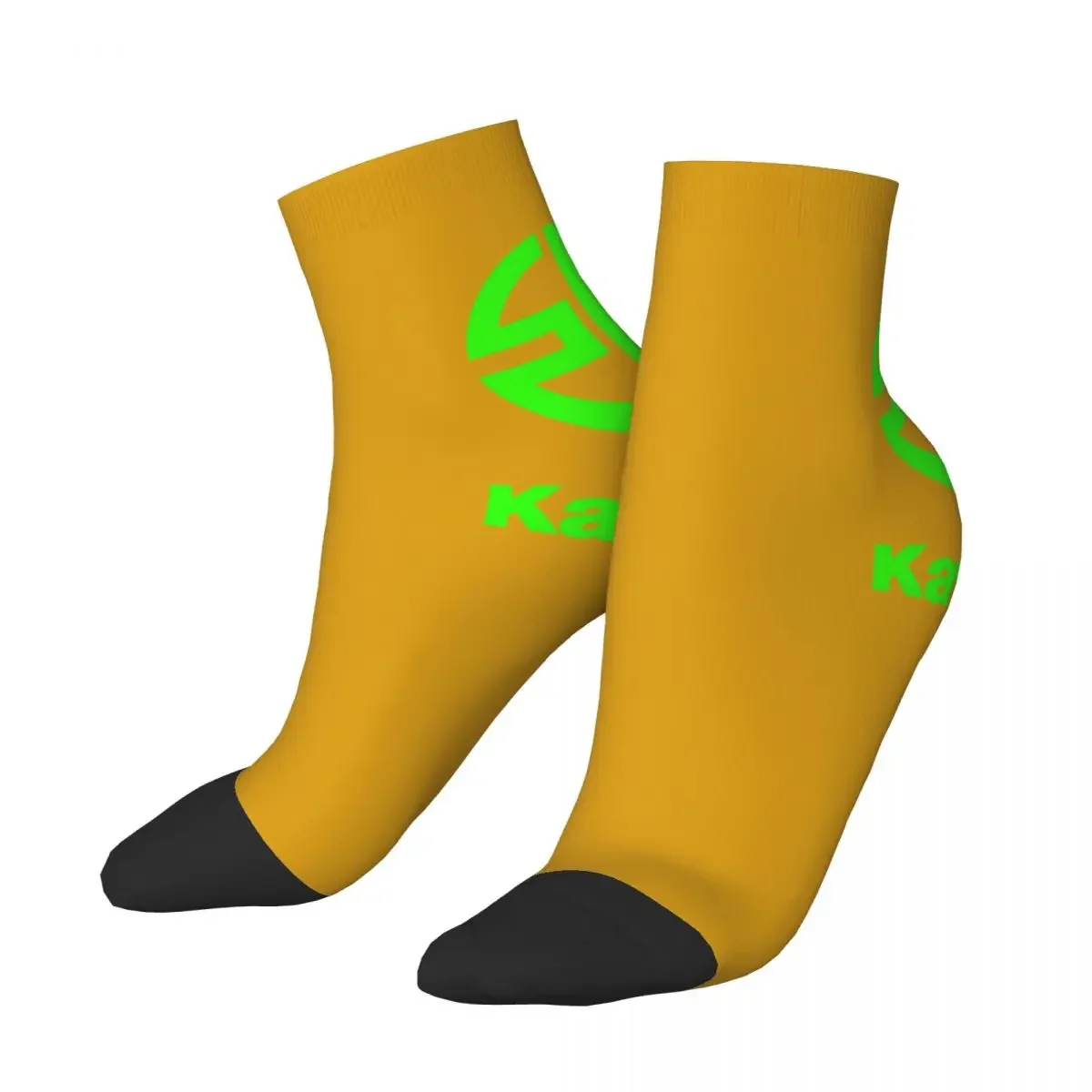 Motorcycle Sport Racing Kawasaki Men's Crew Socks Unisex Fun 3D Printed Dress 