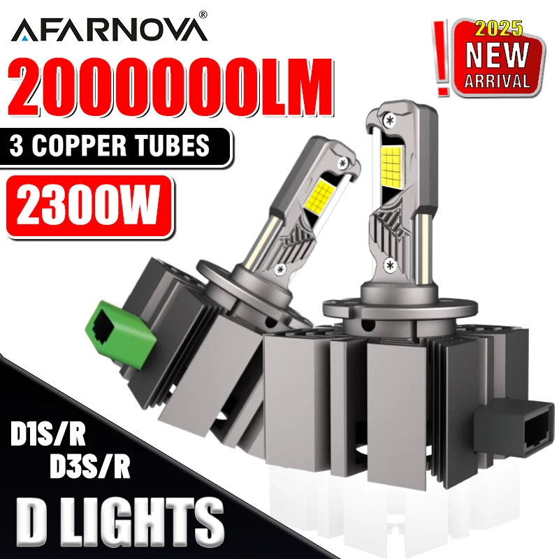 

D3S LED D1S Car Headlights Bulbs D1R D3R CANBUS 2300W 2000000LM Bulb For to Auto Fog lights Xenon HID 1:1 Plug&Play D Lights 12V