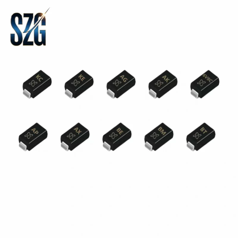 

20 шт./лот SMD TVS диоды, диоды для подавления переходных процессов, подавители импульсных перенапряжений SMAJ5.0CA 12CA 36CA 130CA 220CA 250CA 300CA