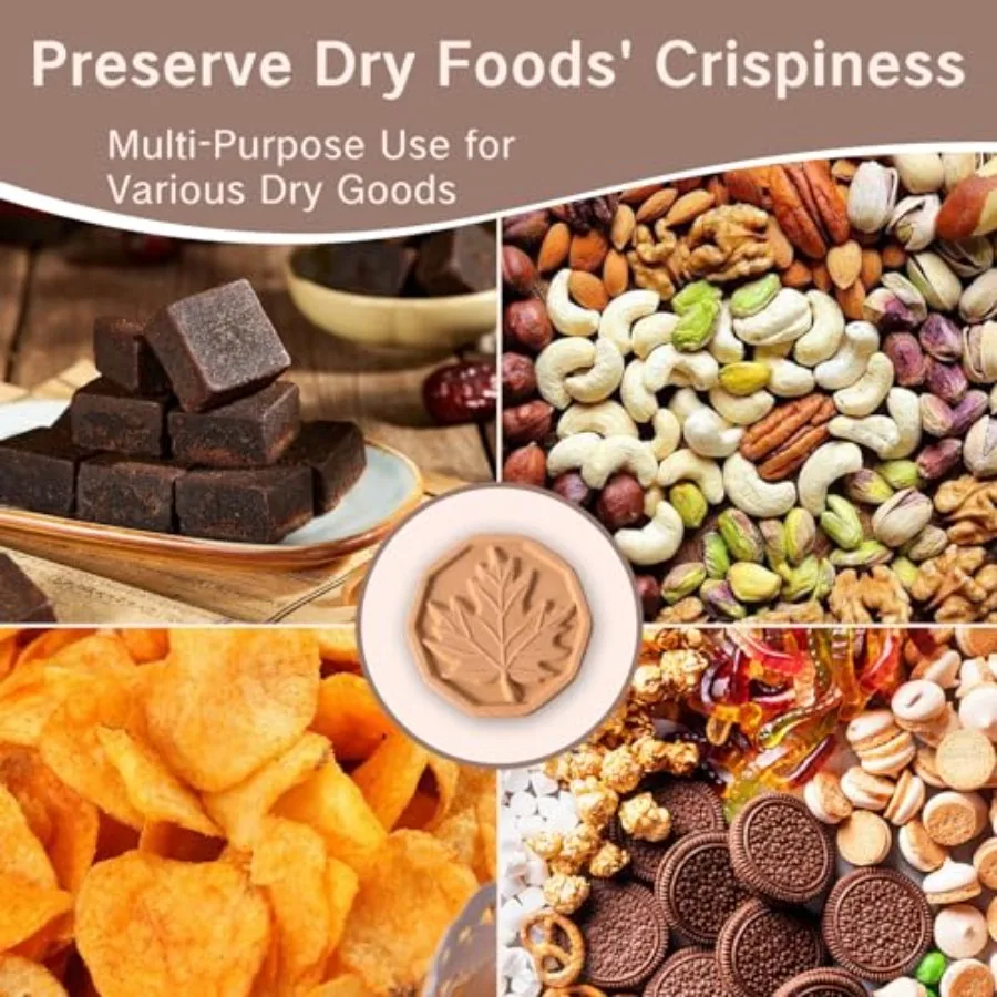 2 قطعة توفير السكر البني مع ورقة حاوية السكر البني أقراص عزر للتحكم الطويل في الرطوبة أثناء التخزين متعدد الاستخدام fo