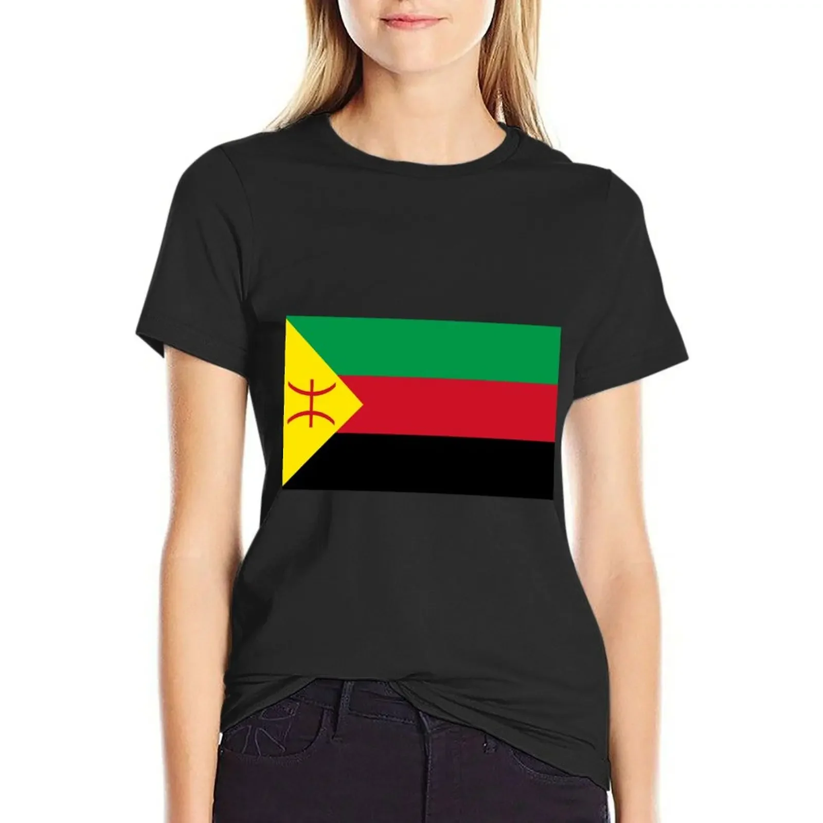

Touareg People Flag T-Shirt Blouse lady clothes blacks workout shirts for Women