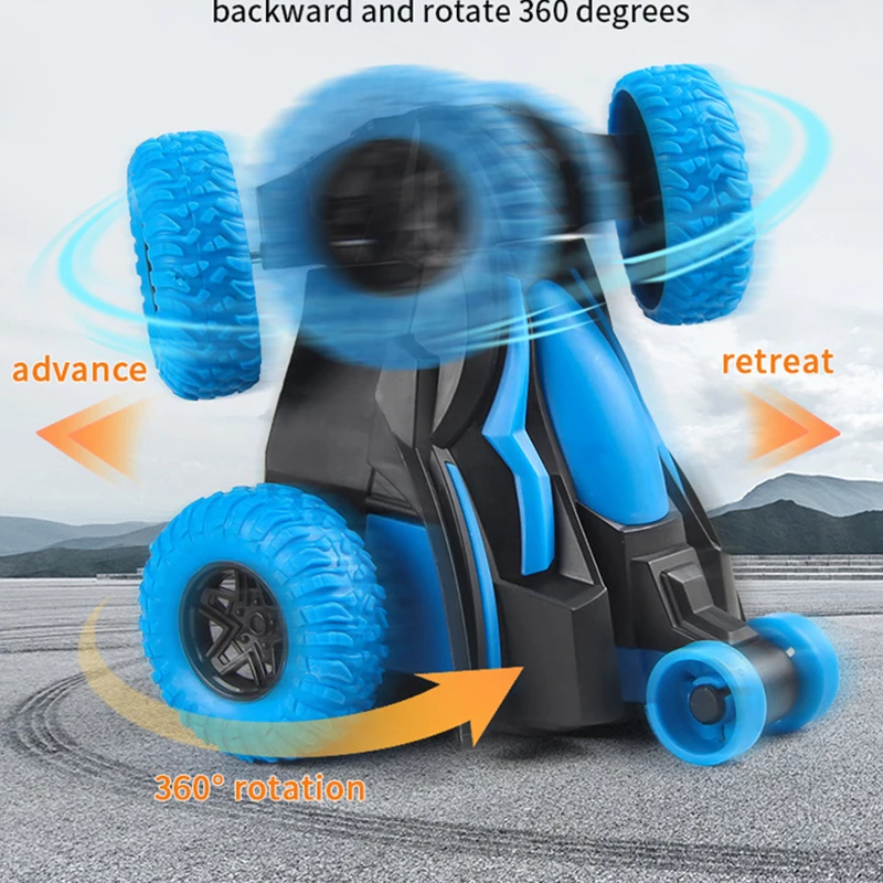 RC Stunt Car Children Flip and Roll Remote Control 360 Degree Rotation Off Road Drift RC Car Gifts For Kids Adults Boys
